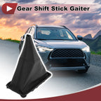 1 Pc Gear Shift Stick Gaiter for Toyota Corolla (2001–2013) Black Faux Leather