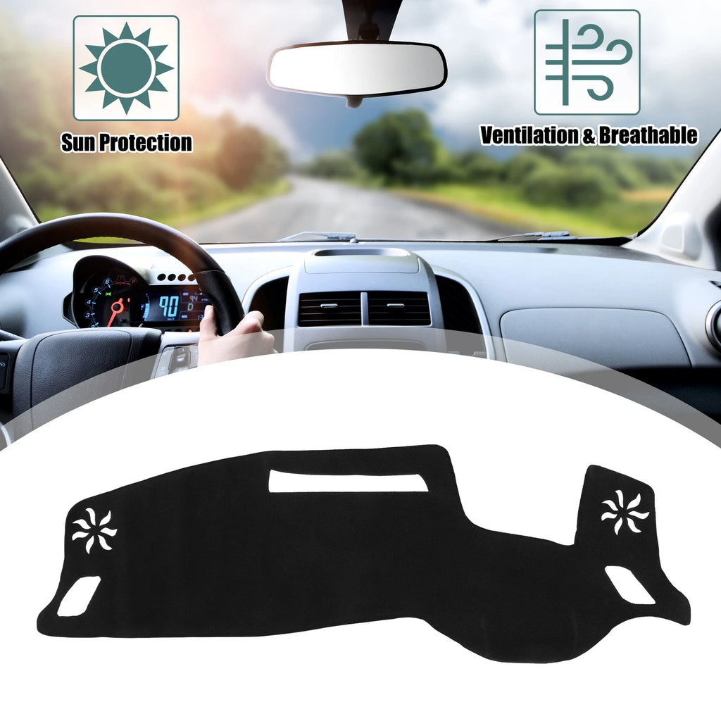 Dashboard Cover for Mitsubishi Outlander (2021–2023) Black Polyester Non-slip