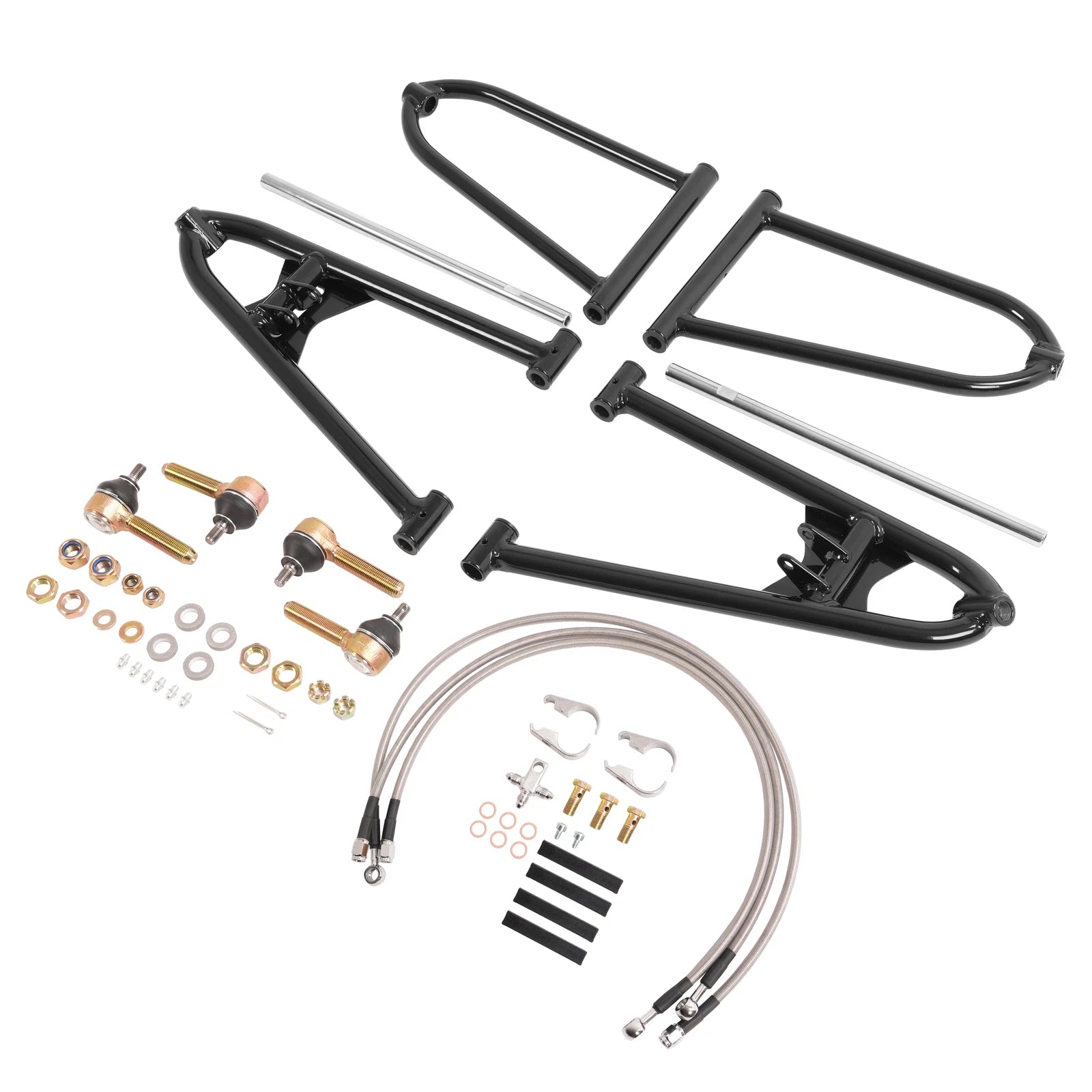 Adjustable Front A Arms with Brake Lines Clamps for Yamaha YFZ450 LE SE (2004–2005)