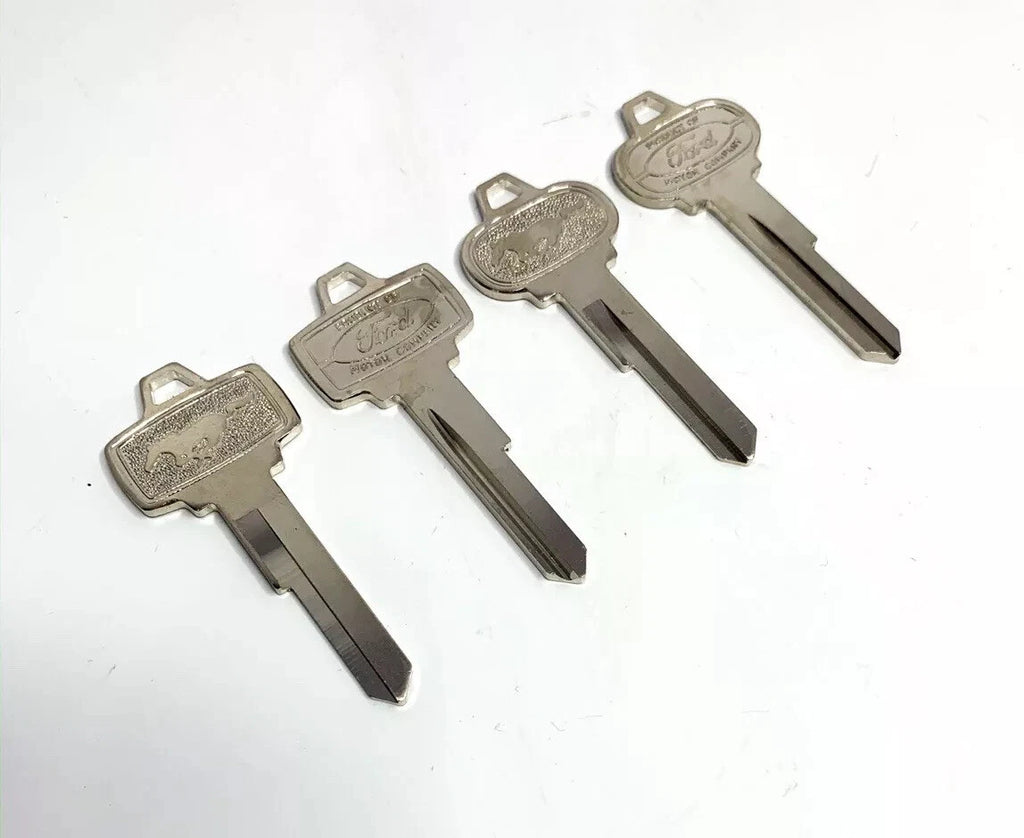 Ignition and Trunk Lock Blank Key Set for 1965–1966 Ford Mustang