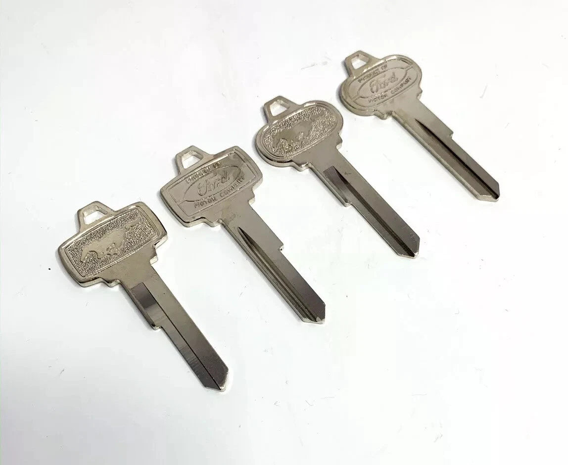 Ignition and Trunk Lock Blank Key Set for 1965–1966 Ford Mustang