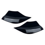 2X Rear Bumper Side Splitters Canards for Benz A Class W176 (2013–2018) Black