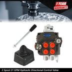 2X Hydraulic Directional Control Valve for Tractor Loader (w/Joystick)
