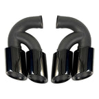 Stainless Steel Muffler Pipe Tips for Porsche Cayenne V8 (2010-2014)