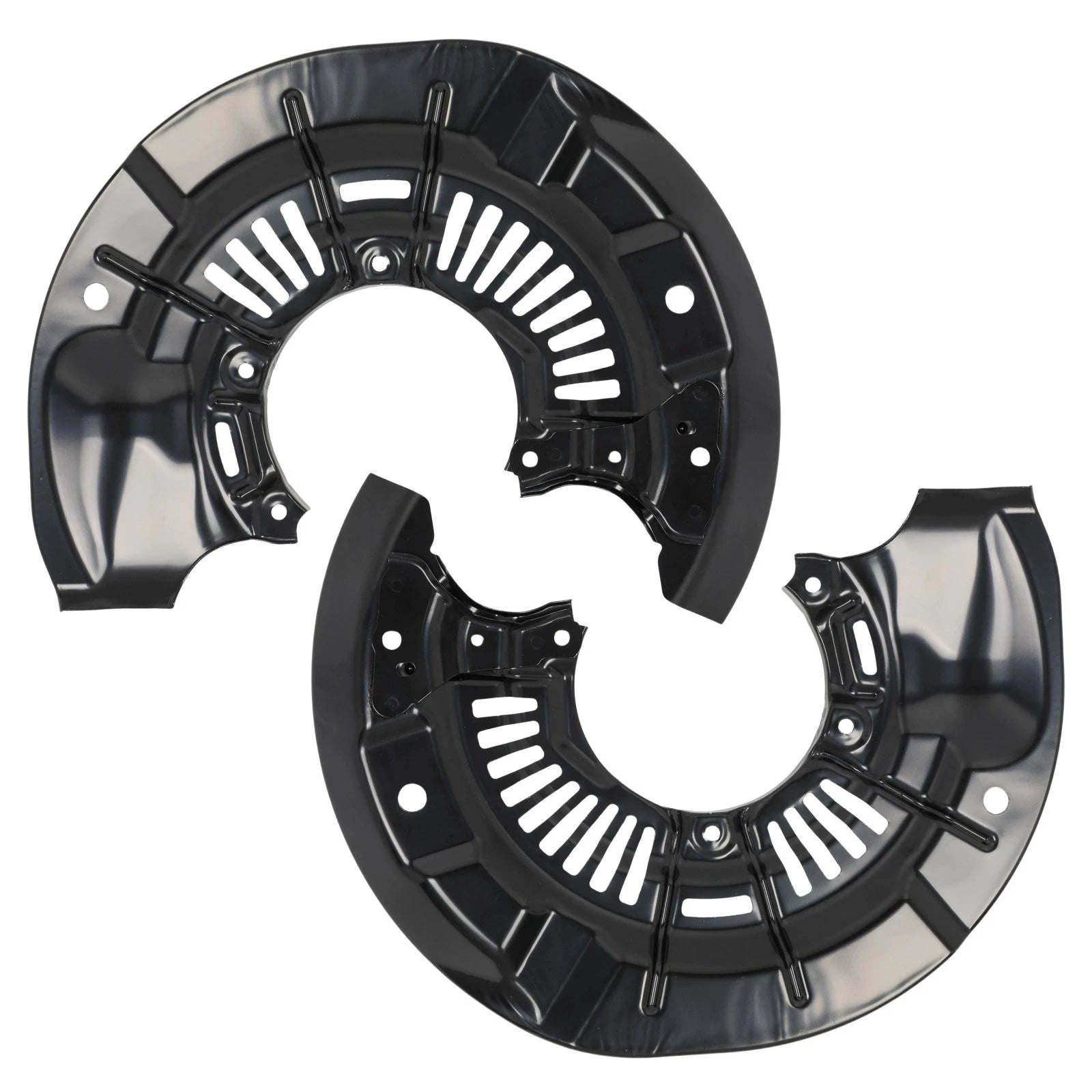 Front Brake Rotor Backing Plate Set for Toyota Sienna (2011–2015)