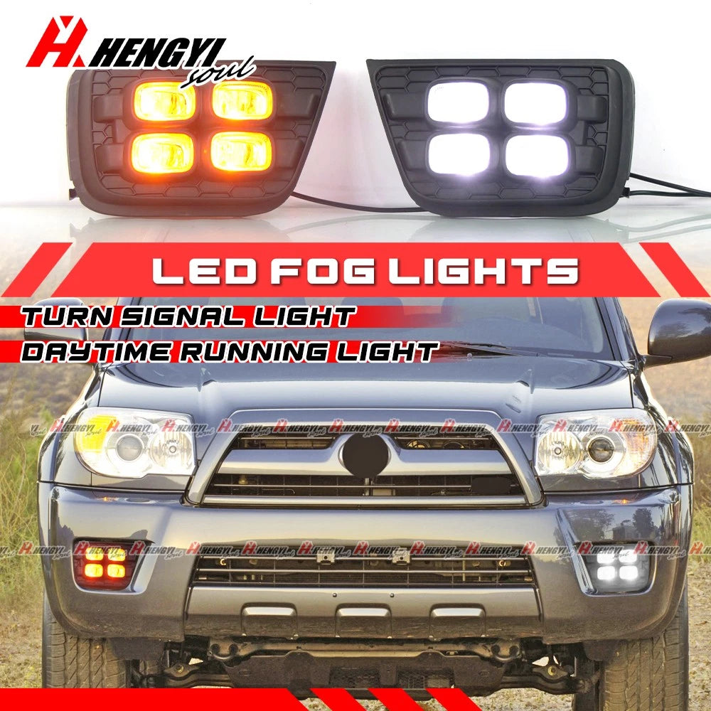 2X LED Fog Light Upgrade Kits for Toyota 4Runner (2006–2009)