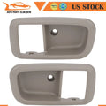Set of 2 Inside Door Handle Bezels for Toyota Tundra (2000–2006) Gray