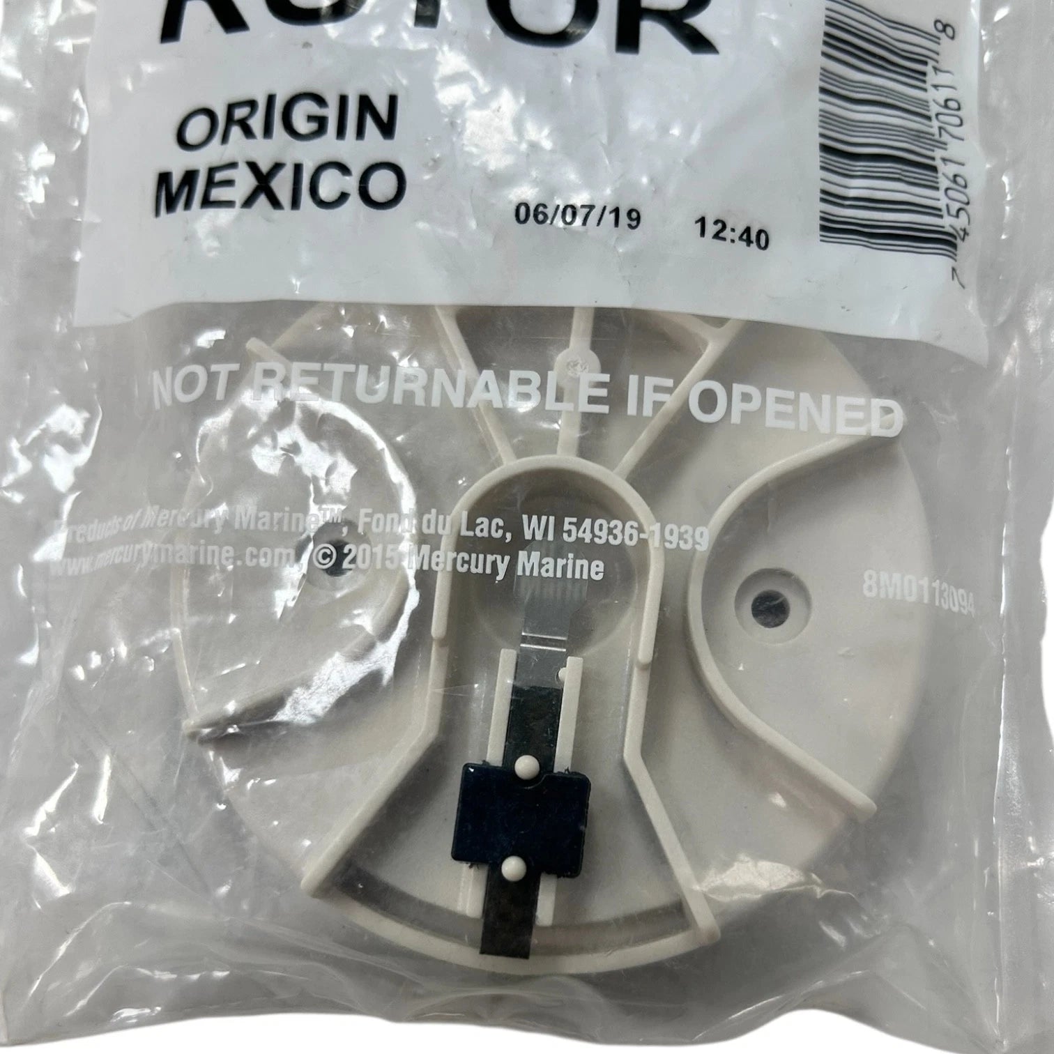 Marine Rotor for Mercury Quicksilver (OEM 8M6001222)