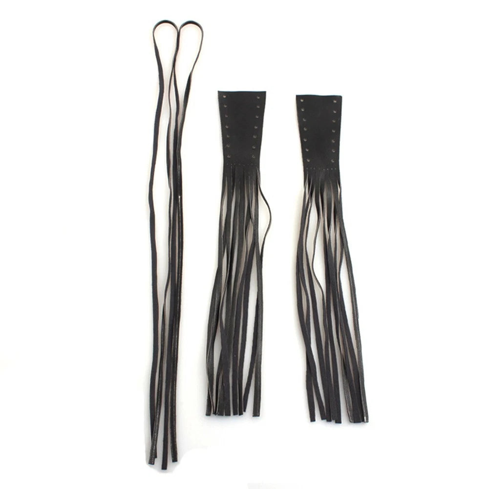 Brake Lever Cover Tassels for Motorcycles (PU Leather Finish)