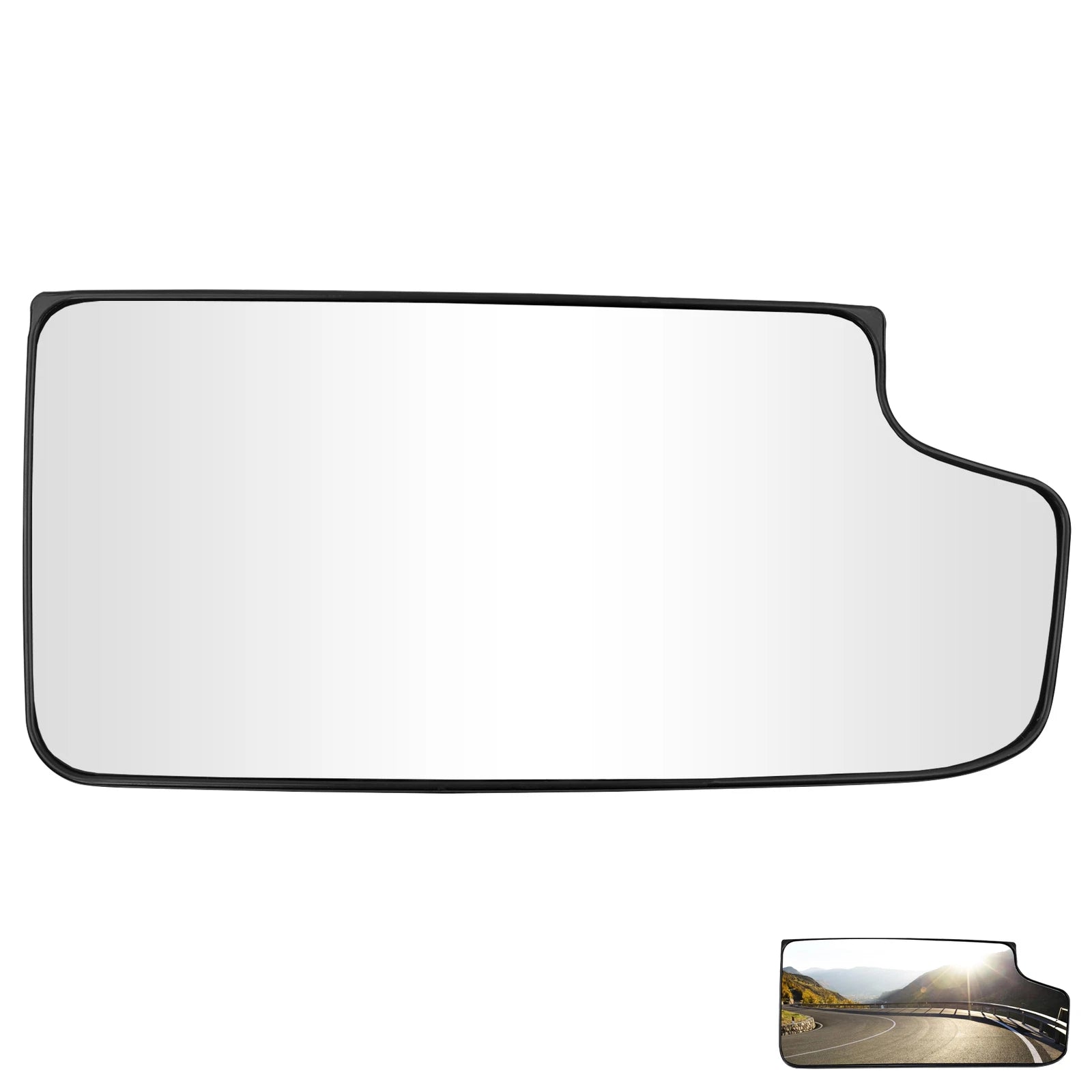 Passenger Right Side Lower Mirror Glass for Chevy Silverado GMC (2014–2017)