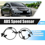 2 x Front Left & Right ABS Wheel Speed Sensors for Honda Civic (2006-2011)