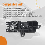 Interior Door Handle for Hyundai Sonata (2011–2015) Right Black