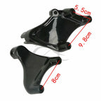 Black Passenger Foot Pegs for Harley Sportster 883 1200 (2014-2022)