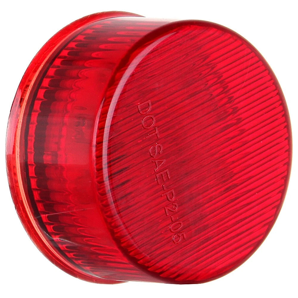 Set of 10 Red 2" LED Tail Signal Side Marker Lights for Truck Trailer