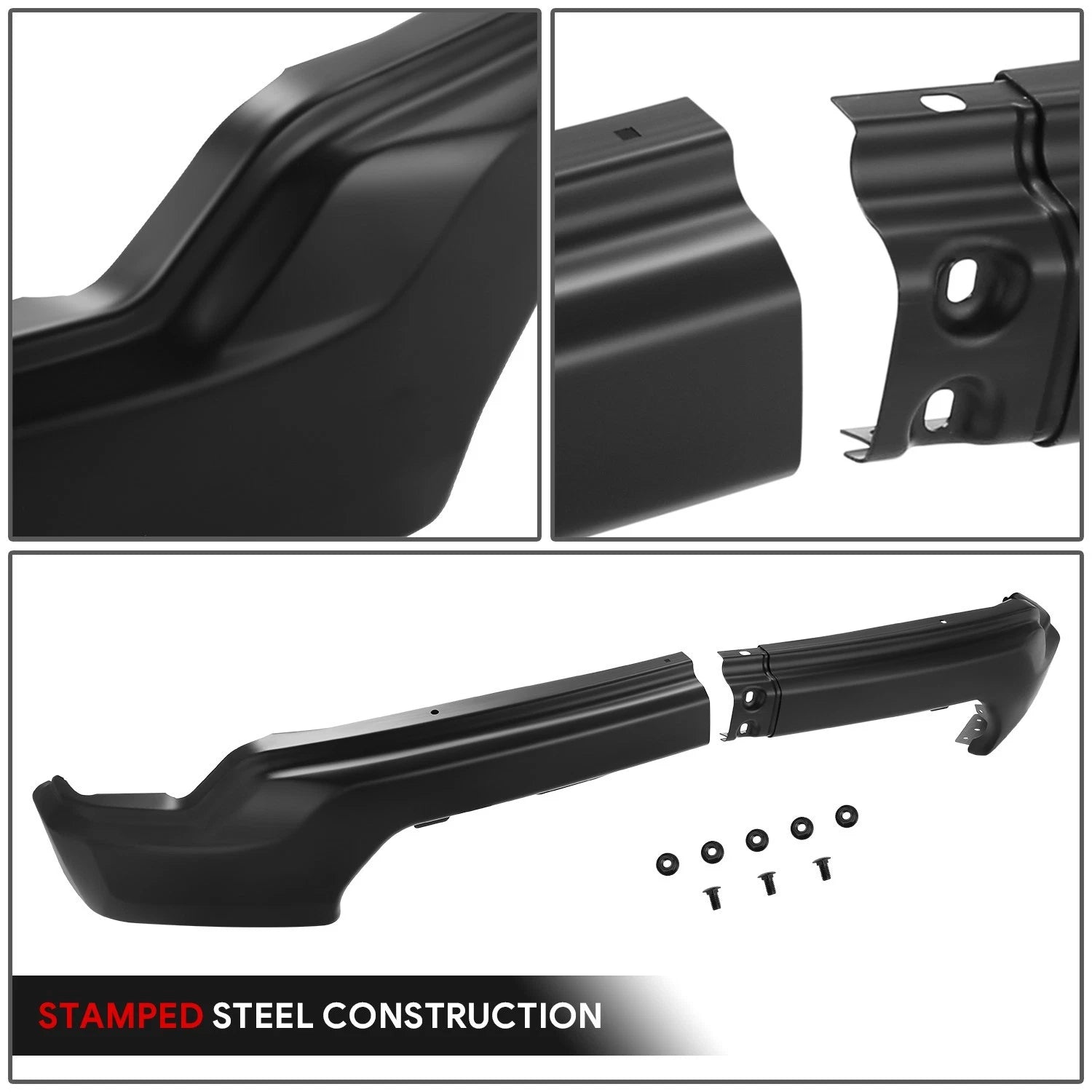 Front Bumper Face Bar for GMC Sierra 1500 Limited (2019–2021) Black