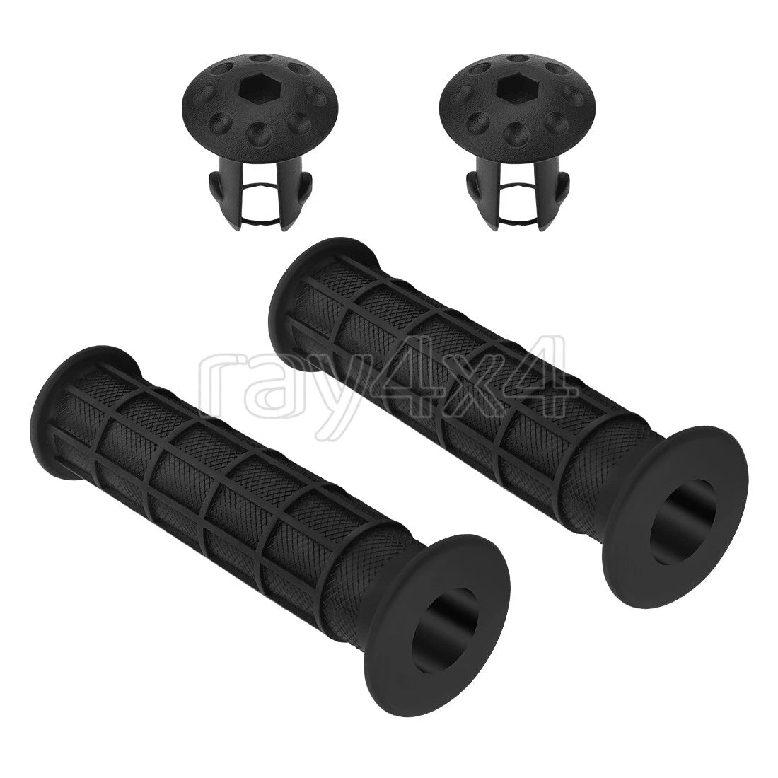 Handlebar Grips w/End Guards for Honda Rincon 680 TRX680FA (2008–2023)