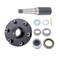 Round 84 Spindle Trailer Hub Kit with Bearing for 3500lb Axle