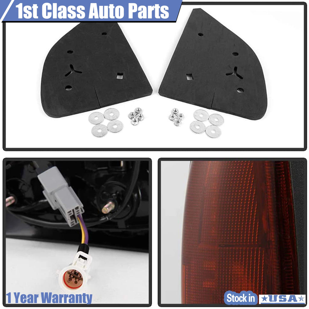 Pair Power Heated Signal Mirrors for Ford F-250 Super Duty (2003–2007)