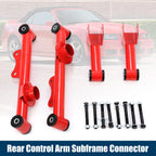 Rear Upper Lower Tubular Control Arms w/ Bushings for Ford Mustang (1979–2004)