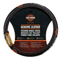 Genuine Leather Steering Wheel Cover for Harley-Davidson (All Models)