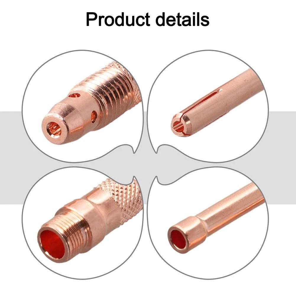 6PCS Collet Bodies Kit for WP17 WP18 WP26 Tig Torch (1.6mm, 2.4mm, 3.2mm)