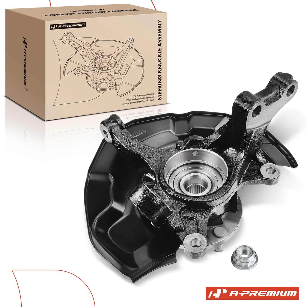 Front Left Steering Knuckle and Hub Bearing for Toyota Sienna (2004-2010)