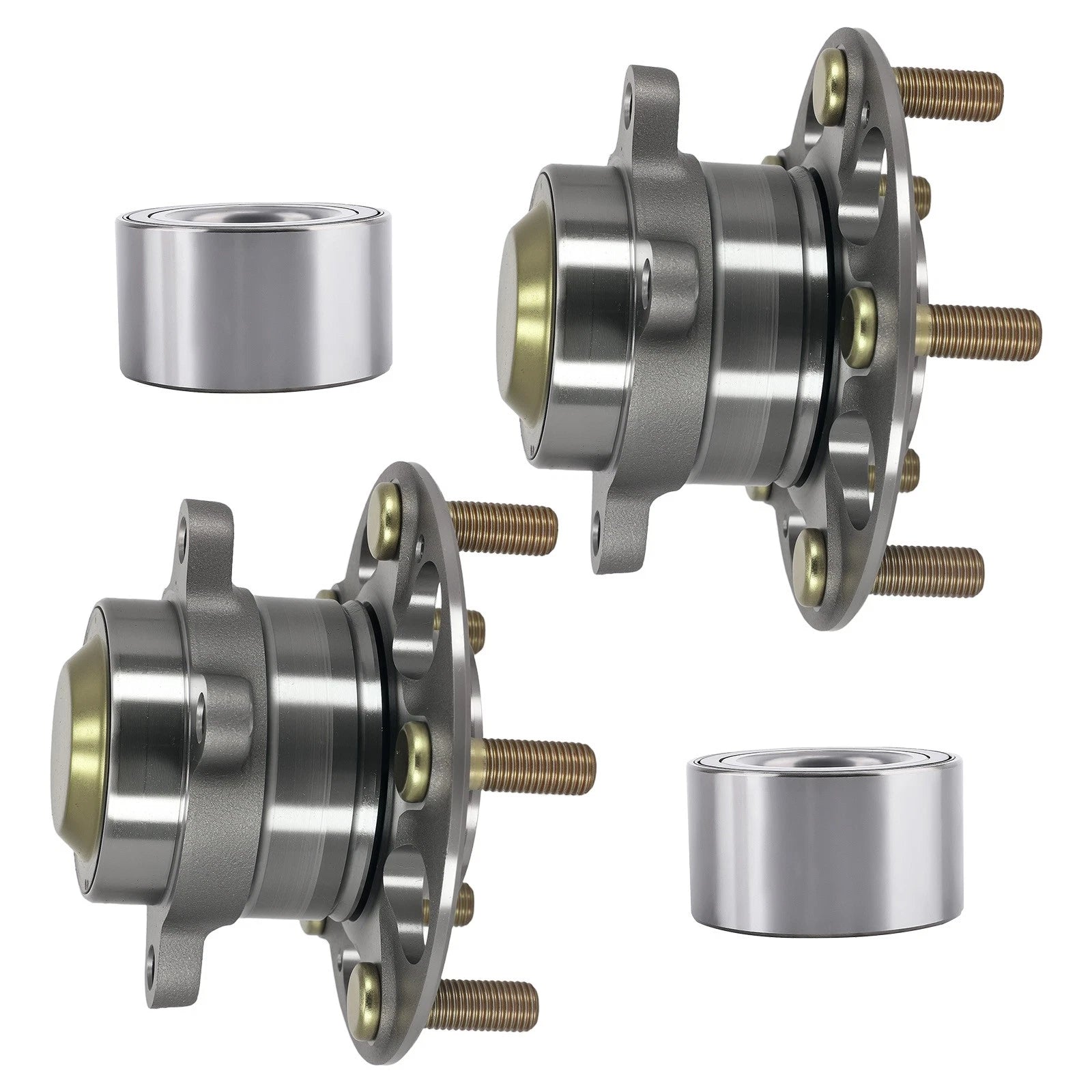 Front Wheel Bearings 4Pcs for Honda Civic HF LX (2015–2015)