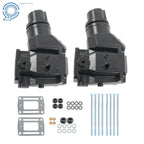Pair Exhaust Risers Elbows for Volvo Penta OMC 4.3L 5.0 5.7 5.8 V6 V8 305 350