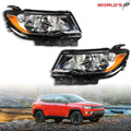Headlights for Jeep Compass (2017–2020) Halogen Driver & Passenger Side