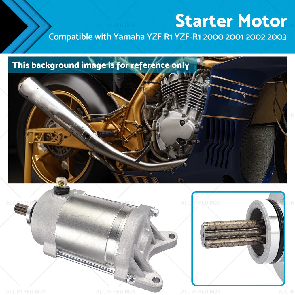 Engine Starter Motor for Yamaha YZF-R1 (2000–2003) 5PW-81890-01-00