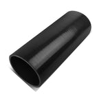 3" ID 8" Long Straight Transition 4-Ply Black Silicone Intercooler Pipe Hose