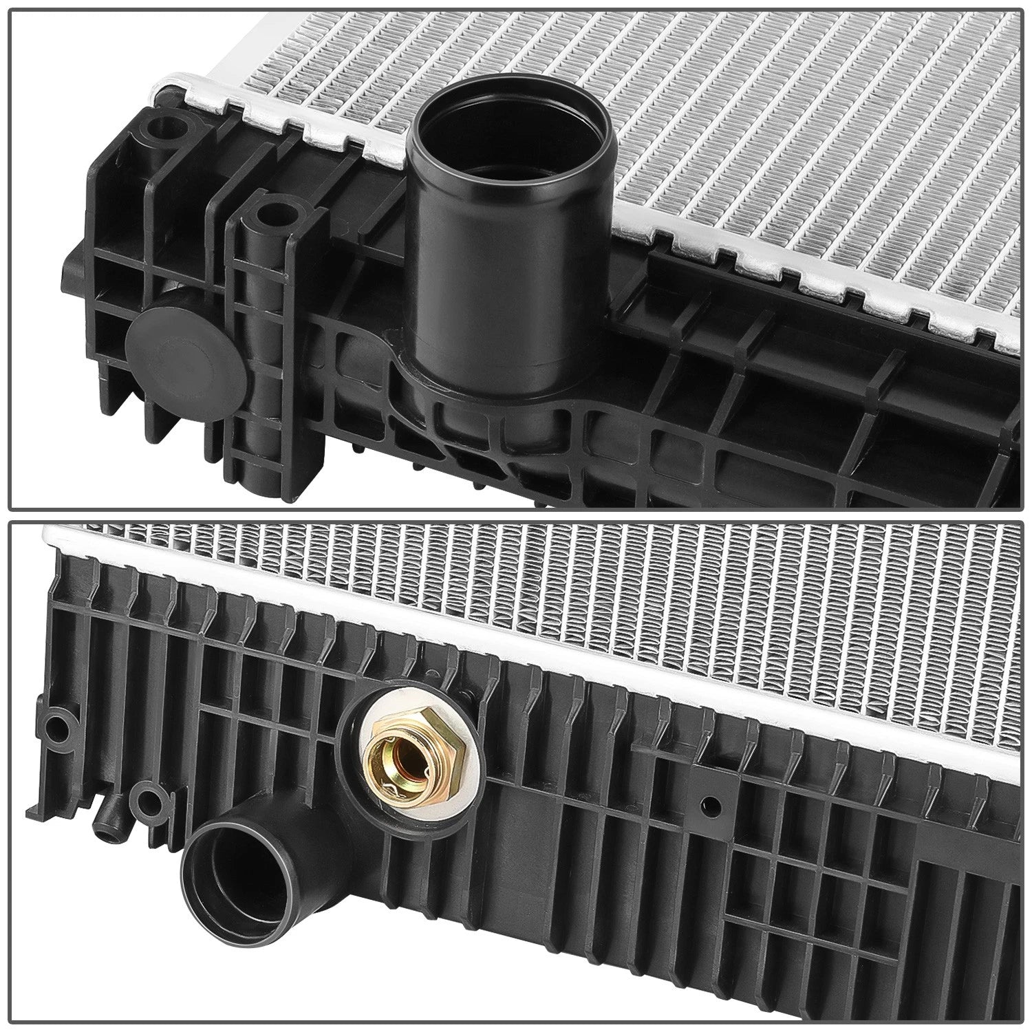 2-Row Aluminum Core Radiator for Freightliner Business Class M2 (2008–2012)