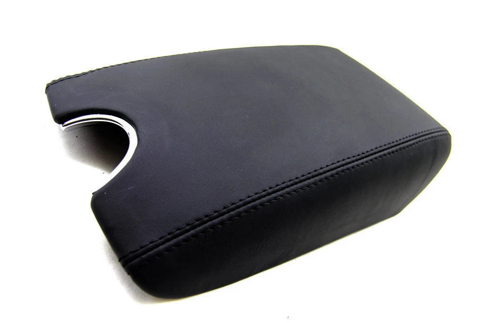 Center Console Armrest Cover for Infiniti G37 (2010–2014) - Black Leather