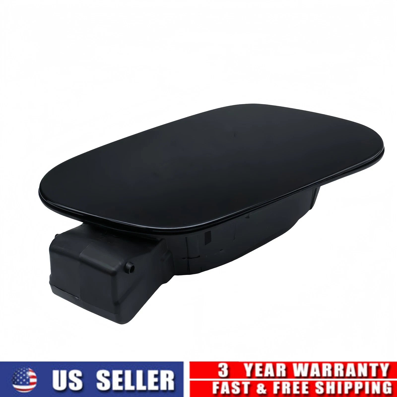 Fuel Door Gas Lid Cover for VW Golf GTI MK7 (2015–2019, 2021) - Painted Black