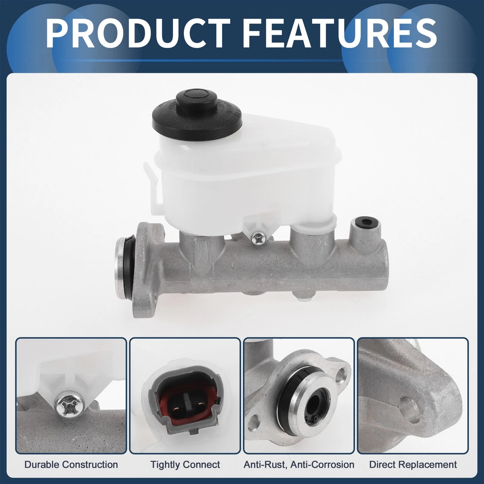 Brake Master Cylinder with Reservoir No. 4720112870 for Toyota Corolla (1997–2000)