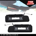 Set of 2 Sun Visors with LED Light for Chevy Corvette C4 (1984–1996)