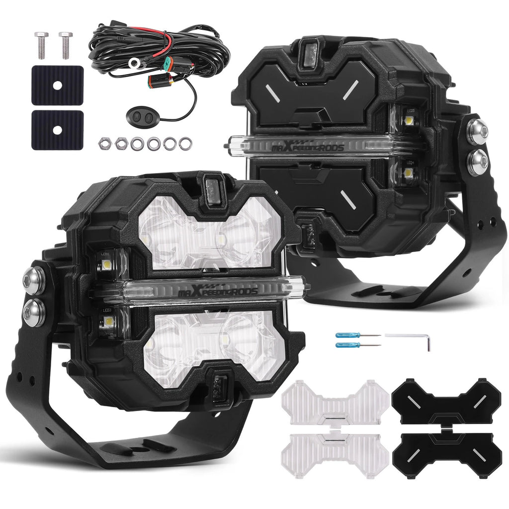 3.5" LED Pods Work Light Bar for SUV Truck (Offroad)