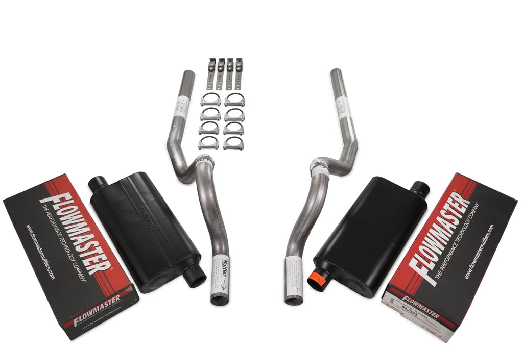 2.5" Dual Exhaust Kit for Ford Mustang (1986–2004) Flowmaster 50 Series DF