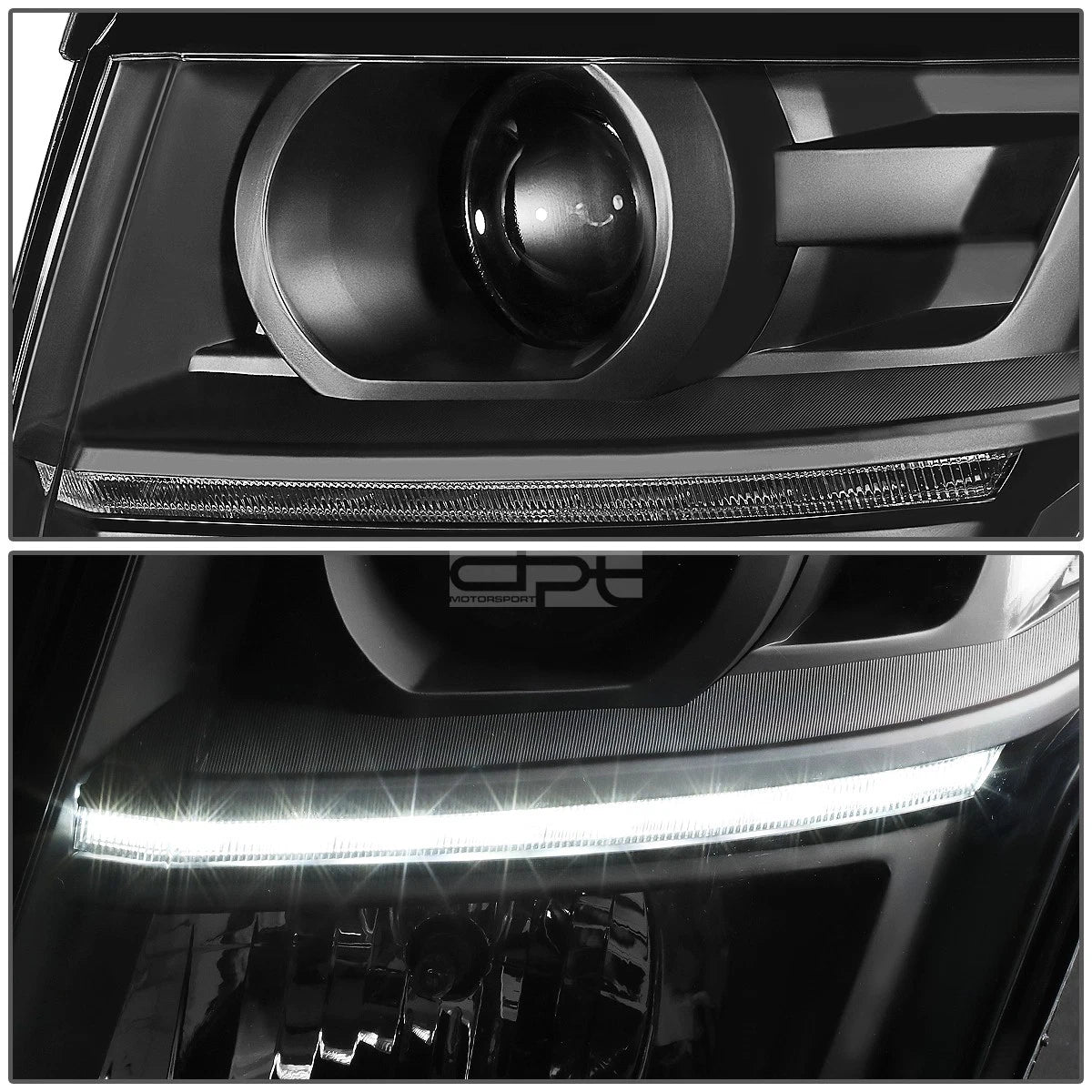 Projector Headlights w/LED DRL for Chevy Suburban/Tahoe (2015–2020)