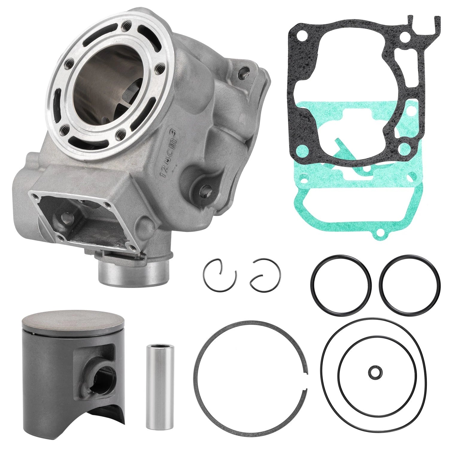 Top End Kit Cylinder Piston Gasket for Yamaha YZ125 (2005–2021)