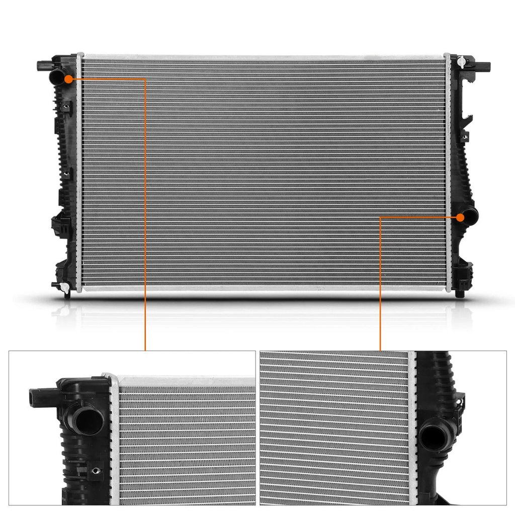 Aluminum Cooling Radiator DPI-13400 for Chrysler 200 (2015–2017) & Jeep Cherokee (2014–2018)