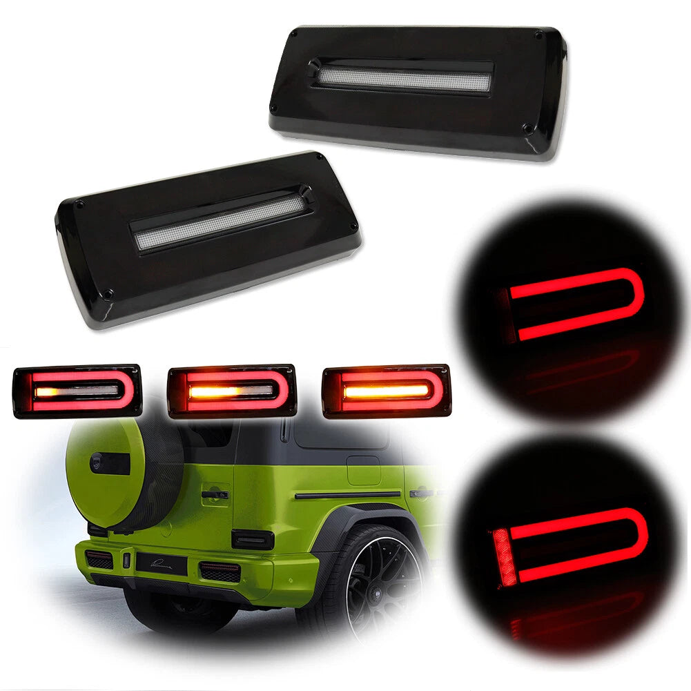 Smoked Sequential LED Tail Light for Mercedes G-Class W463 (1990–2016)