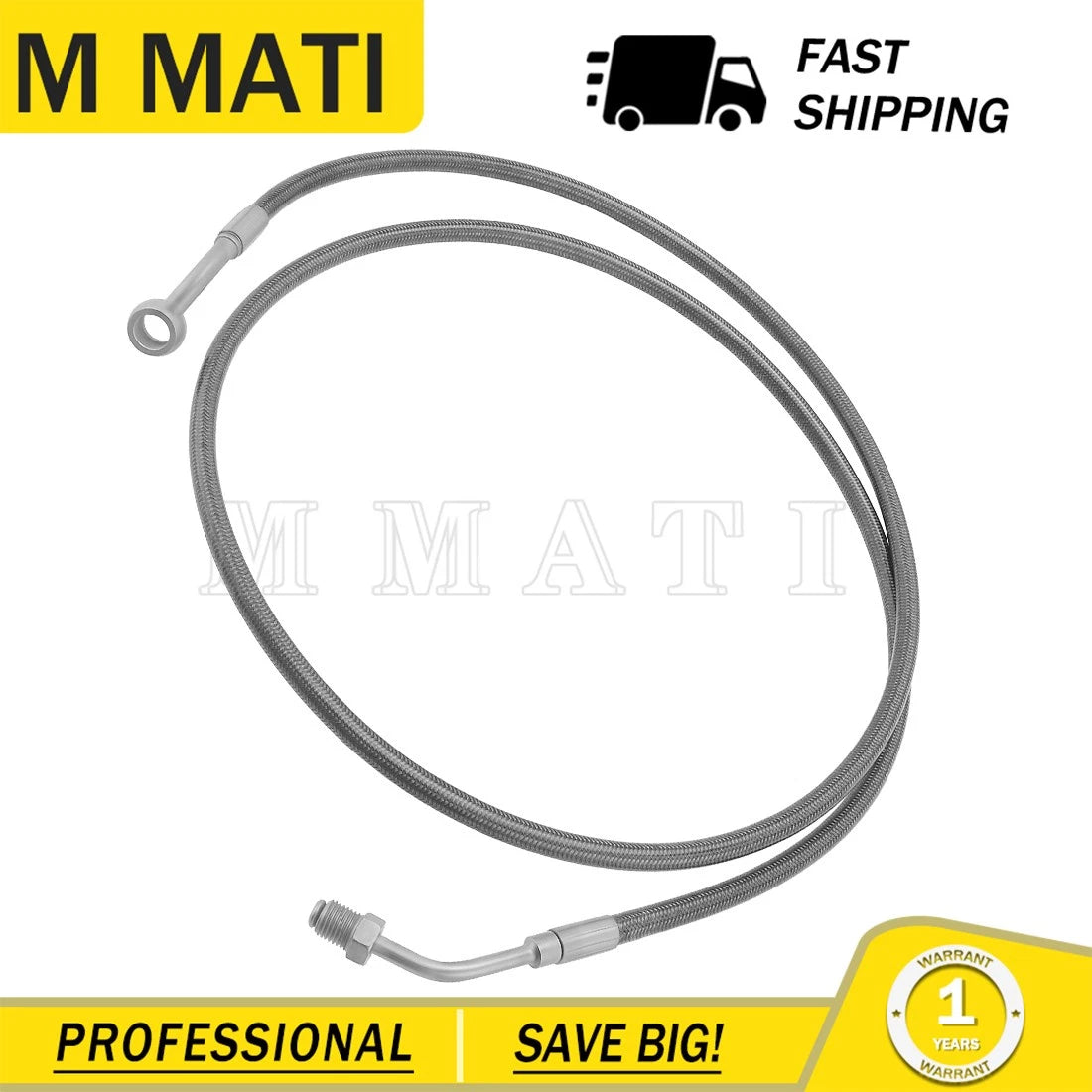 Right Rear Brake Line Hose #1910822 for Polaris Ranger 500 700 XP (2005–2008)