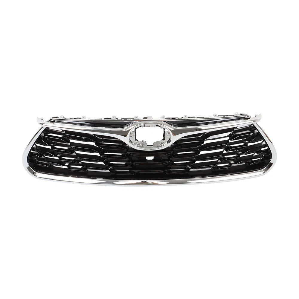 Chrome Front Bumper Grille Mesh for Toyota Highlander (2020–2022)