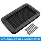 24" x 15" Tinted RV Window Tempered Glass for Camper Trailer