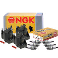 Set of 3 Ignition Coils & 6 Spark Plugs for Buick Chevy Pontiac V6