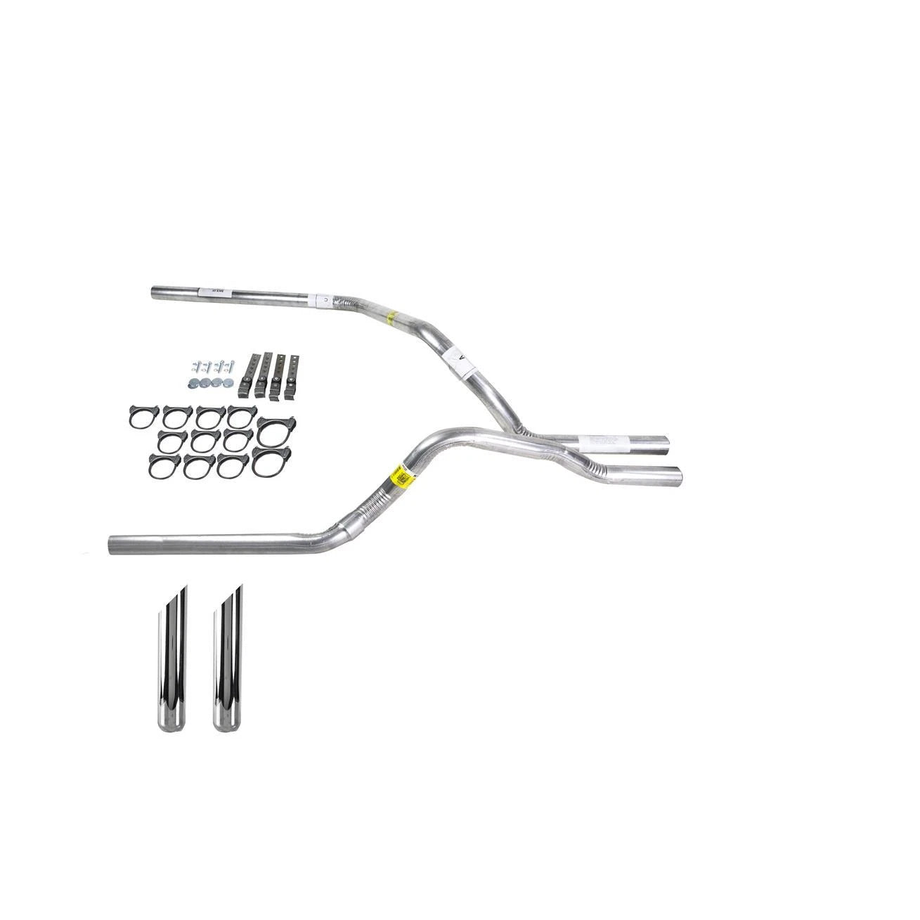 Dual Exhaust Pipe for F150 (2007-2013) - 2.5" No Muffler SW Tip