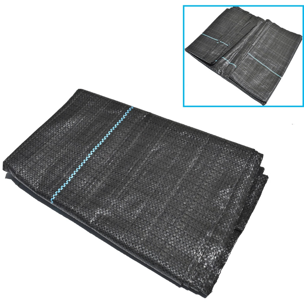 5X33FT Wide Woven Weed Barrier Landscape Fabric Heavy PP Garden Mat