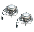 Set of 2 Front Wheel Bearing Hub Assemblies for Cadillac Chevy GMC (RWD)