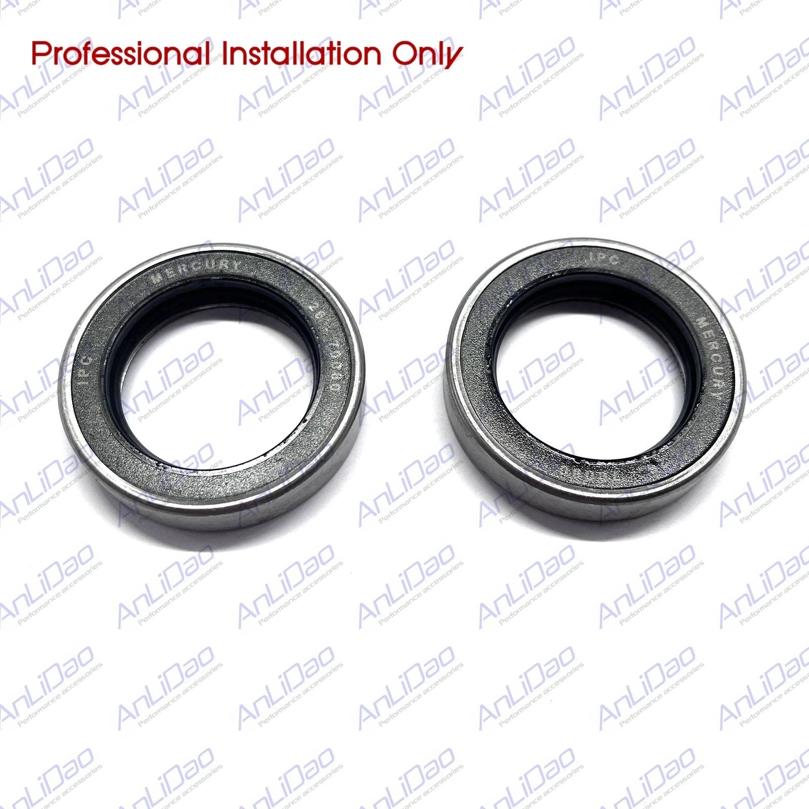 2Pcs Outer Propshaft Oil Seal for Mercury Outboard 65HP-200HP (3Cyl V6) 26-70081